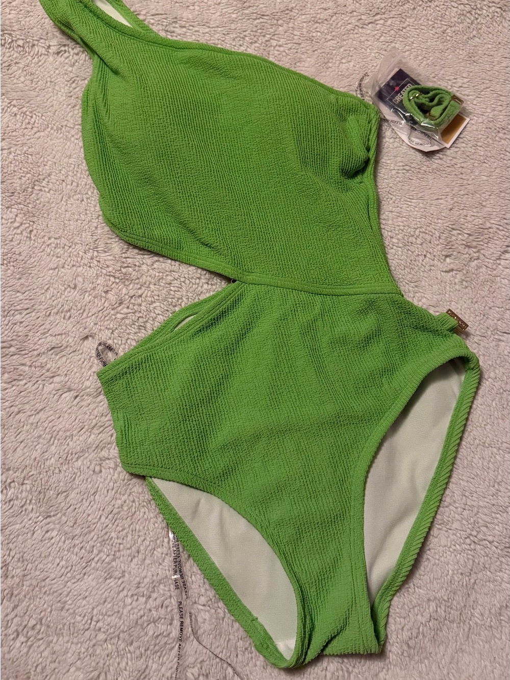 Michael Kors cut out one piece with removable one strap